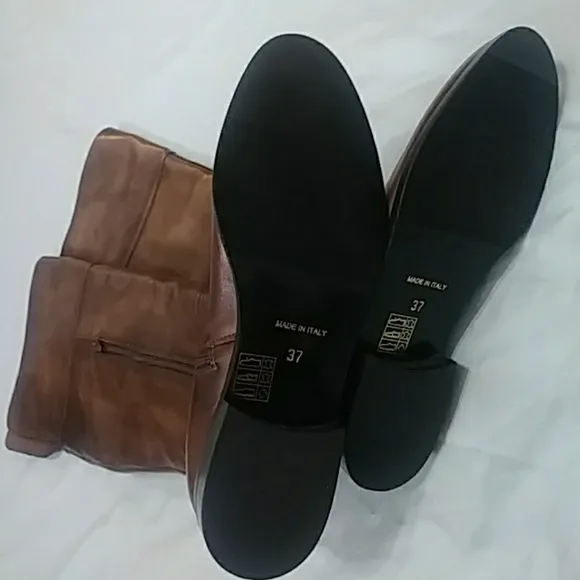 Anthropologie Miss Albright Leather Boots