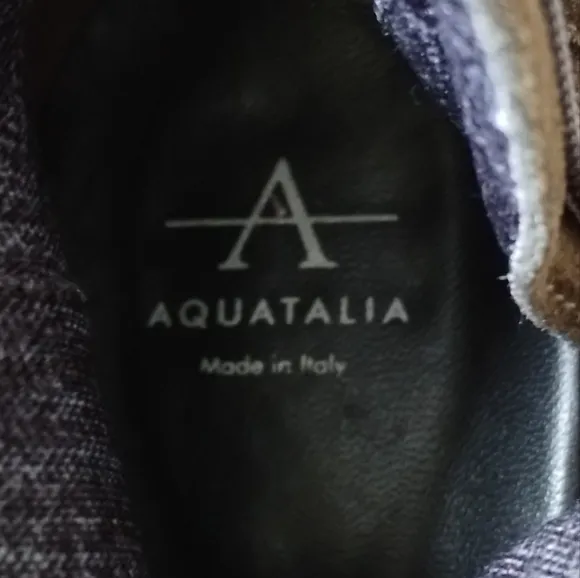 Aquatalia Bree Brown Suede Ankle Boots Size 10