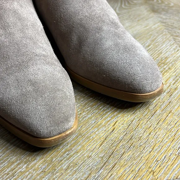 AQUATALIA FARIA Taupe Suede Weatherproof Ankle Boots 6.5