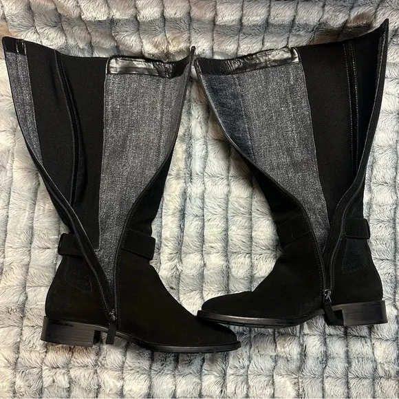 Aquatalia Giada Suede Tall Under The Knee Boots