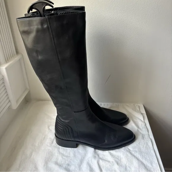 Aquatalia Nathalia Water Resistant Knee High Boots Sz 8
