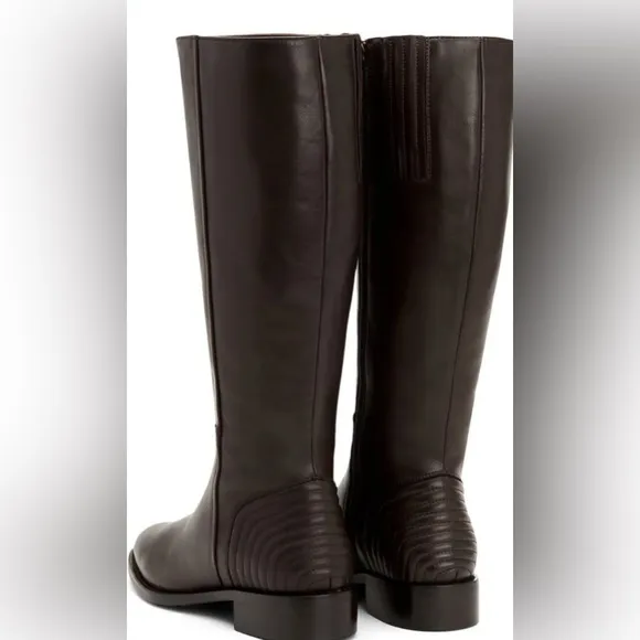 Aquatalia Nathalia Water Resistant Knee High Boots Sz 8