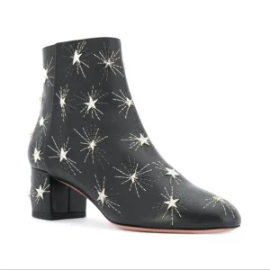 Aquazurra COSMIC STAR BOOTS NAVY SUEDE