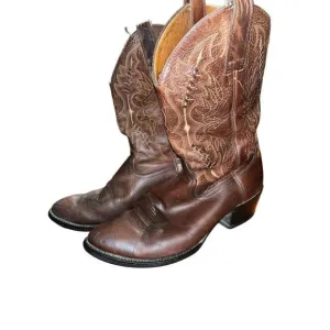 Ariat 37422 Brown Leather Cowboy Western Boots Men's 11D