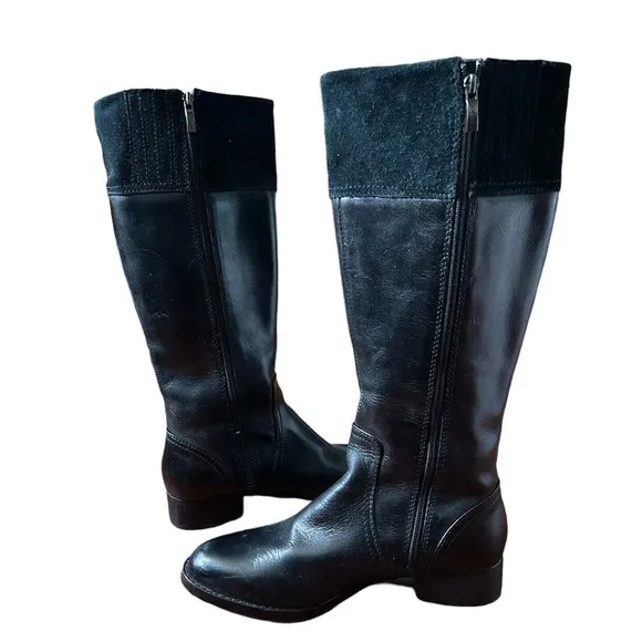Ariat Boots York Old West Black‎ Women's SZ US 6.5 Riding Leather  10014286 A9