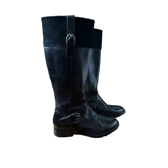 Ariat Boots York Old West Black‎ Women's SZ US 6.5 Riding Leather  10014286 A9