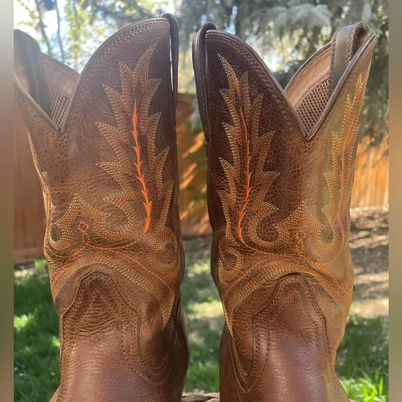ARIAT Brown Leather Sport Outfitter Western Cowboy Boot US Size 9.5EE X-Wide.
