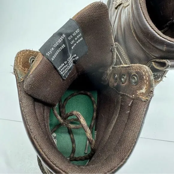 Ariat Groundbreaker Mens 10.5 D 6” Work Boots Leather Utility Waterproof
