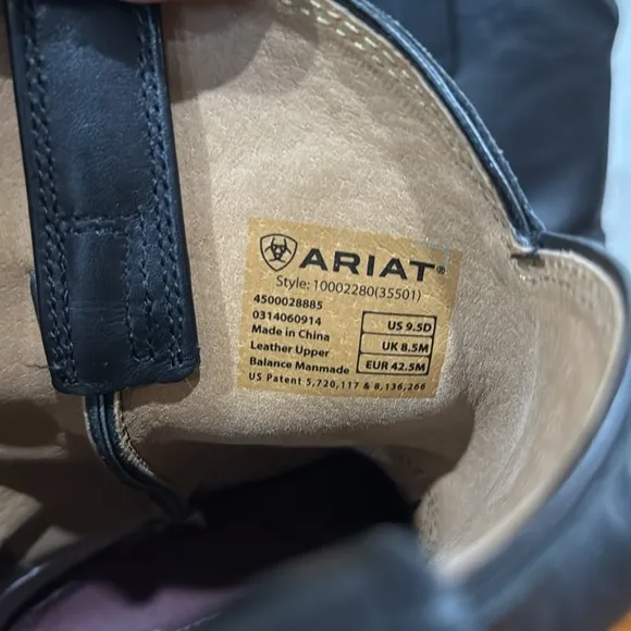 Ariat Heritage Roper Black Western Boots