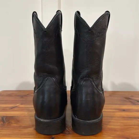 Ariat Heritage Roper Black Western Boots