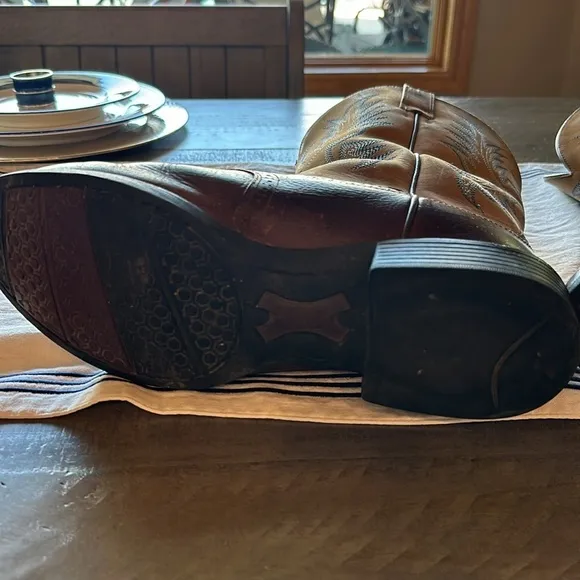 Ariat Heritage Stockman Western Boots Men’s Size US 10.5 EE Brown 10002252