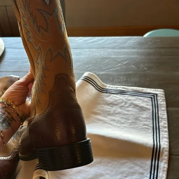 Ariat Heritage Stockman Western Boots Men’s Size US 10.5 EE Brown 10002252