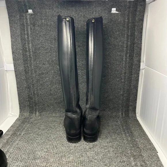 Ariat Maestro Tall Riding Boots Knee High Calf Leather Black Italy Women’s 7.5