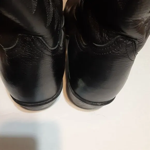 Ariat Men's Heritage Black Leather Cowboy Boots in Size 13D  10002218(34770)