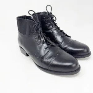 Ariat Metcalf Black Leather Paddock Boots size 8M
