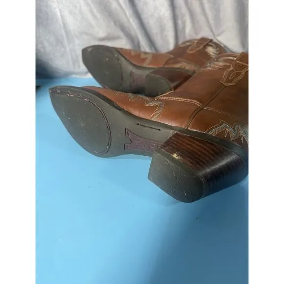 Ariat Potero Western Chunky Heel Ankle Cowgirl Leather Stud Boots Size 10