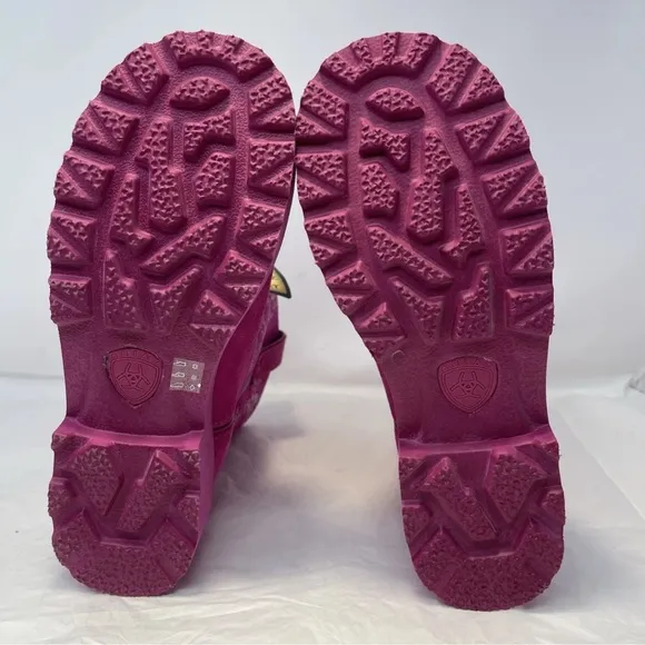Ariat Women 8 B Hottest Pink Metallic Western Fatbaby Cowgirl New W/ Box *Read