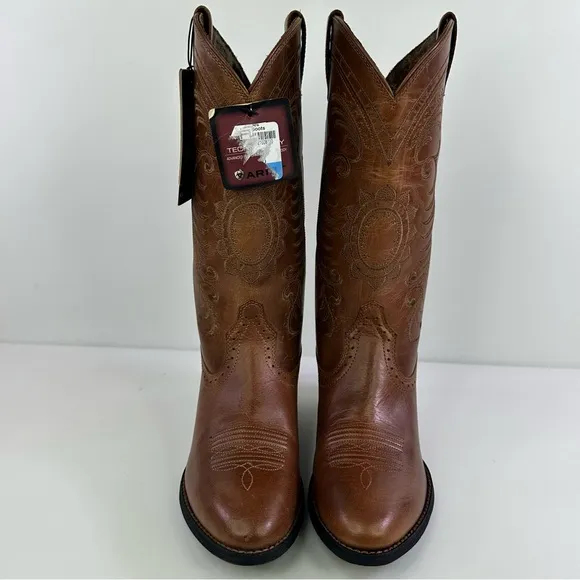 Ariat Women's Magnolia 10010971 Brown Leather Cowgirl Western Boots - Size 6B