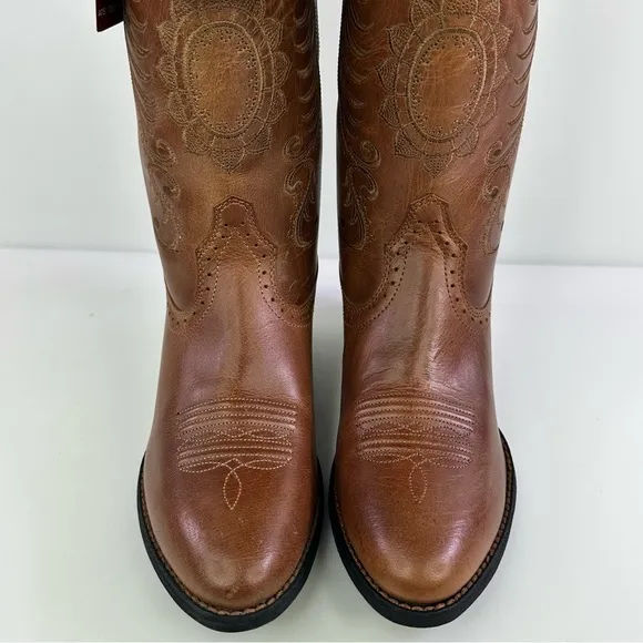Ariat Women's Magnolia 10010971 Brown Leather Cowgirl Western Boots - Size 6B