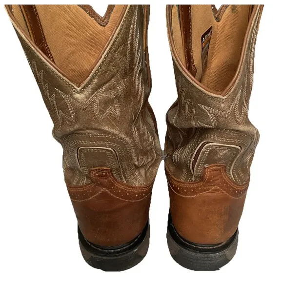 🔷Ariat Workhog Waterproof Western Leather Work Boots #10008633 - Men's 13 D