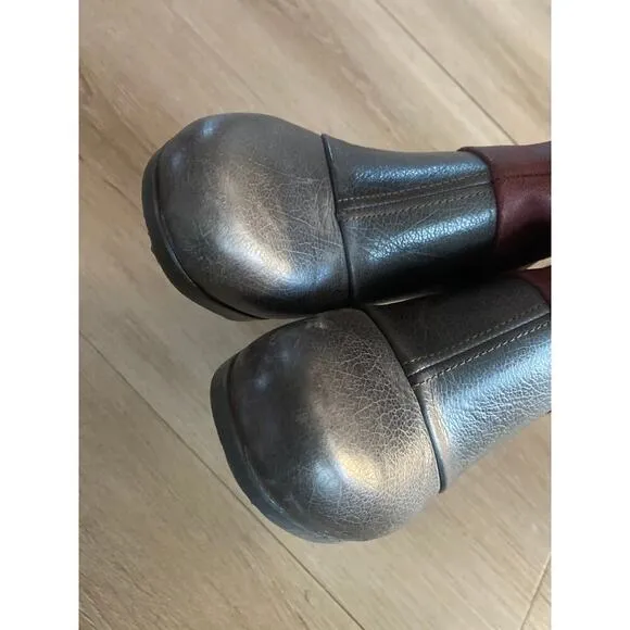 Art Company leather patchwork ankle boots made in Spain boho artsy size 38 US 7