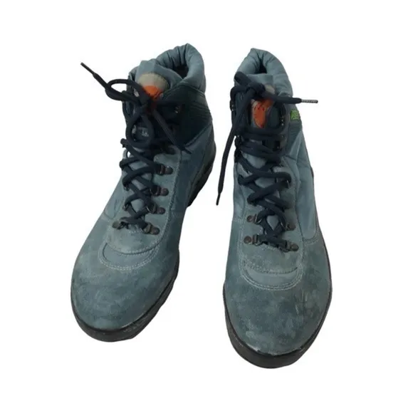 Asolo Gore Tex Hiking Boots Mens size 8.5 MMBlue teal , vibram soles