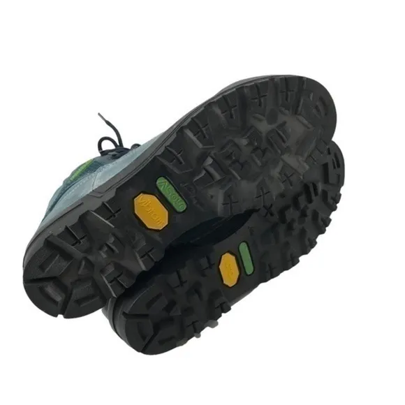 Asolo Gore Tex Hiking Boots Mens size 8.5 MMBlue teal , vibram soles