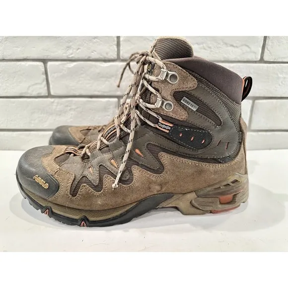 Asolo Men's Hiking Boots Gore-Tex Tan Suede Activewear Boots Size 10