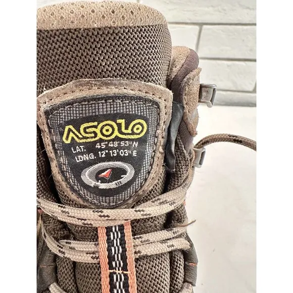 Asolo Men's Hiking Boots Gore-Tex Tan Suede Activewear Boots Size 10