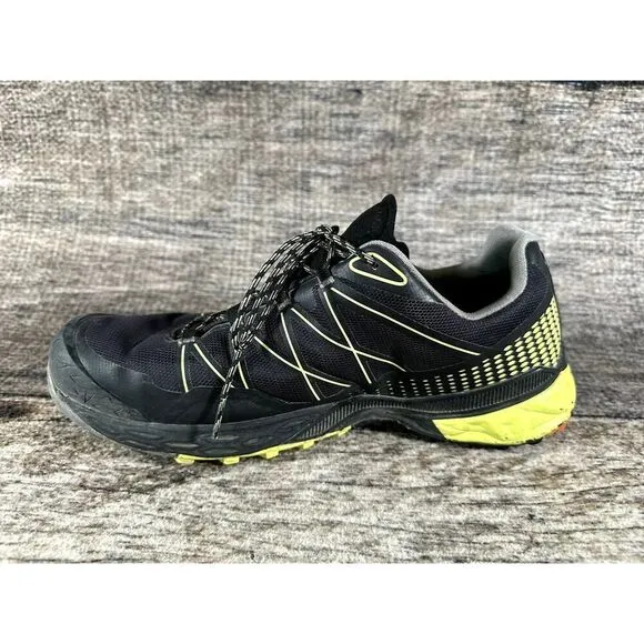 Asolo Men's Tahoe Mid GTX Gore-tex Hiking Boots Size 9.5 Black Yellow