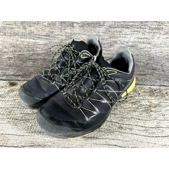 Asolo Men's Tahoe Mid GTX Gore-tex Hiking Boots Size 9.5 Black Yellow