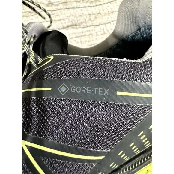 Asolo Men's Tahoe Mid GTX Gore-tex Hiking Boots Size 9.5 Black Yellow