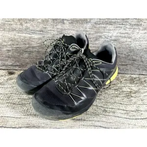 Asolo Men's Tahoe Mid GTX Gore-tex Hiking Boots Size 9.5 Black Yellow