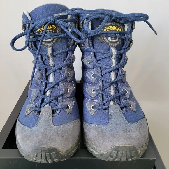 Asolo Women's Gore-tex Hiking Boots Blue 7