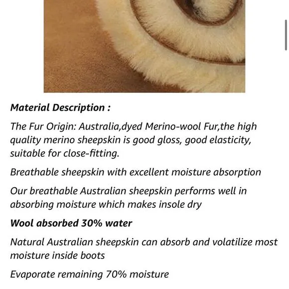 AU‎ &amp; MU AUMU Australian Sheepskin BOOTS Sneakers EU 40