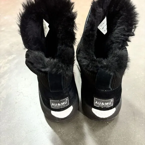 AU‎ &amp; MU AUMU Australian Sheepskin BOOTS Sneakers EU 40