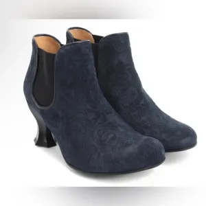 Awesome Fluevog BaroqueRosa Embossed Chelsea Boots!