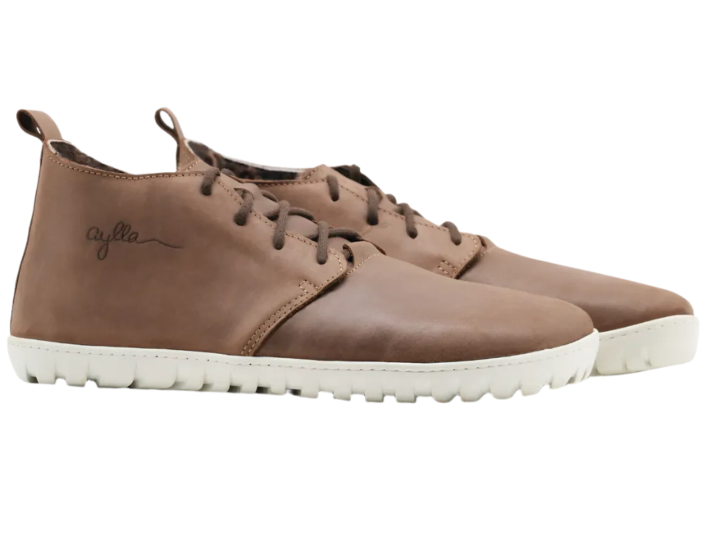 AYLLA BAREFOOT ANKLE CUT TIKSI WINTER MENS - CHOCOLATE