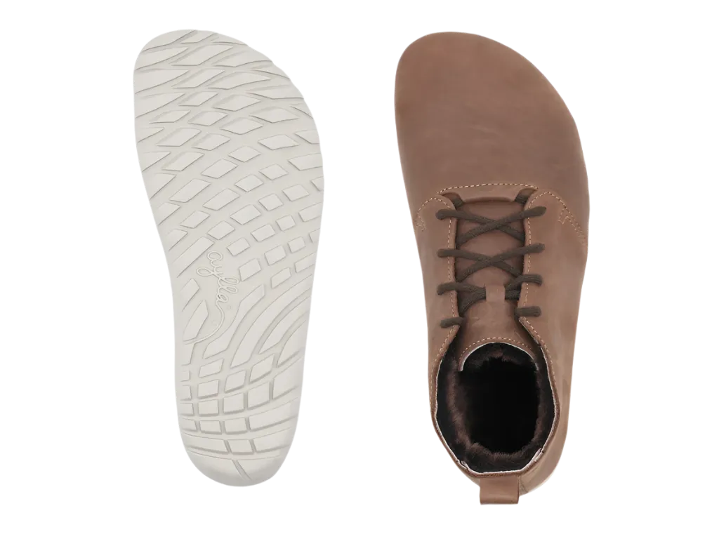 AYLLA BAREFOOT ANKLE CUT TIKSI WINTER MENS - CHOCOLATE