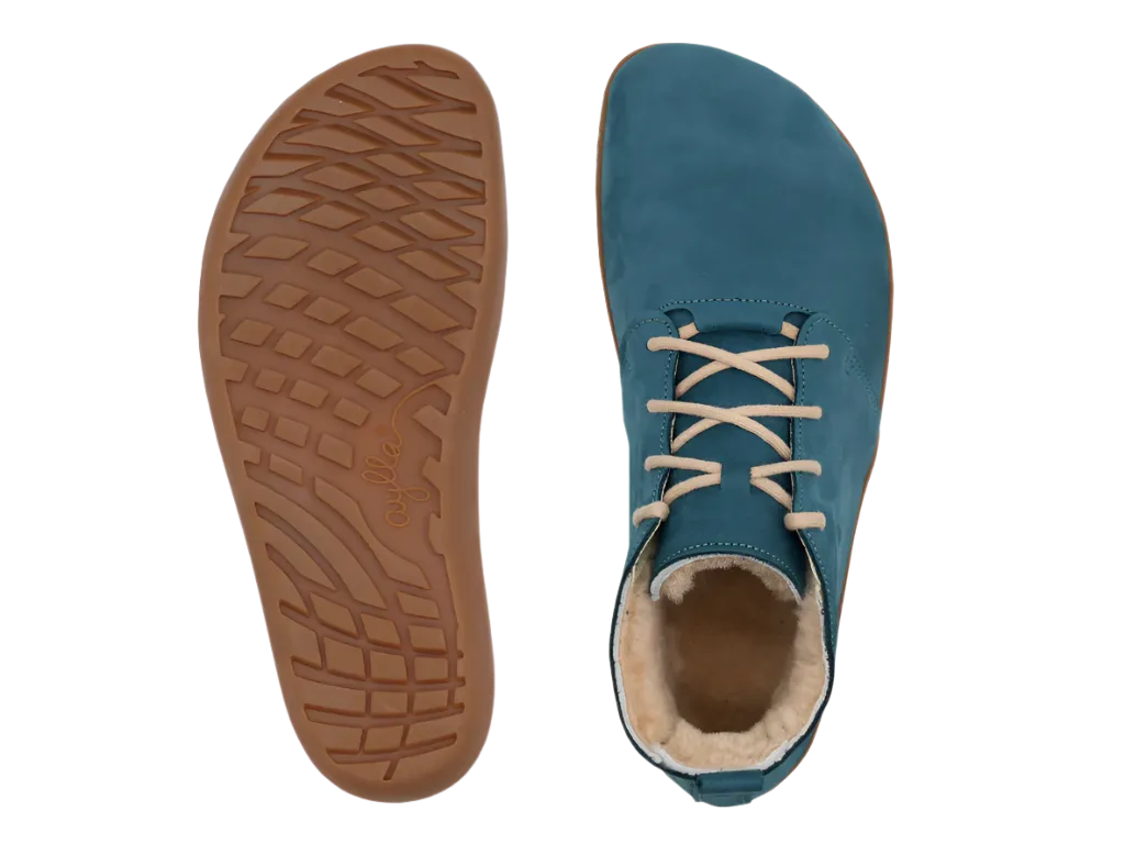 AYLLA BAREFOOT ANKLE CUT TIKSI WINTER MENS - PETROL