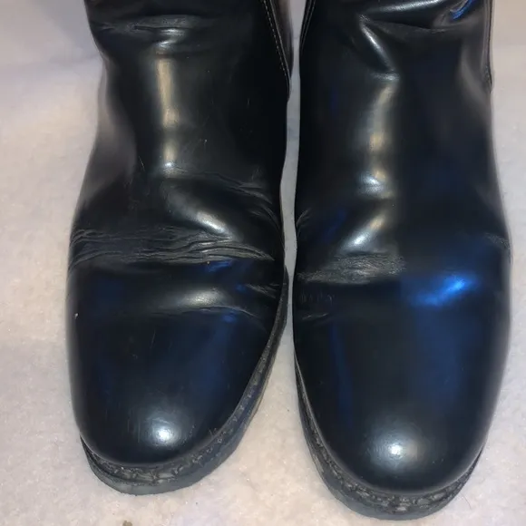 Balmoral English Riding Boots Black Equestrian Womens Size 7.5