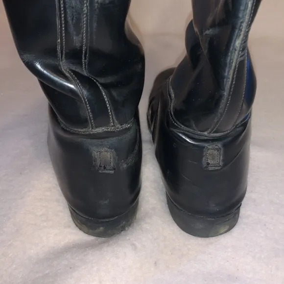 Balmoral English Riding Boots Black Equestrian Womens Size 7.5