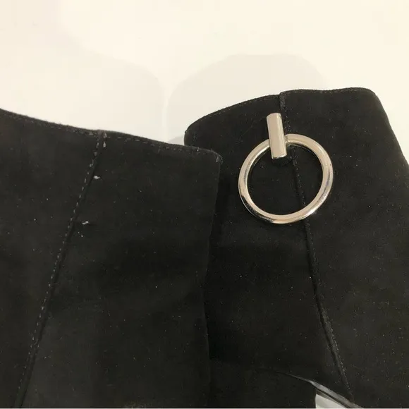 Bamboo Brand Ankle‎ Suede Women’s Boots Size 6 Black