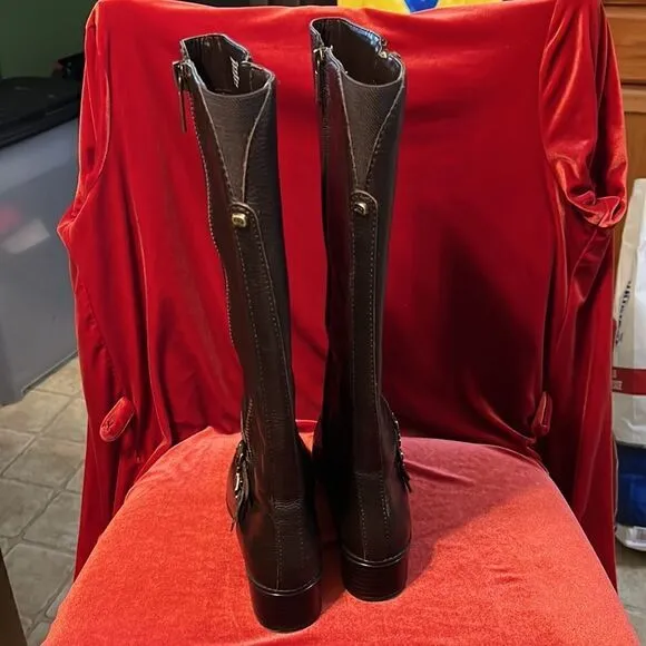 Bandolino brown leather tall boots