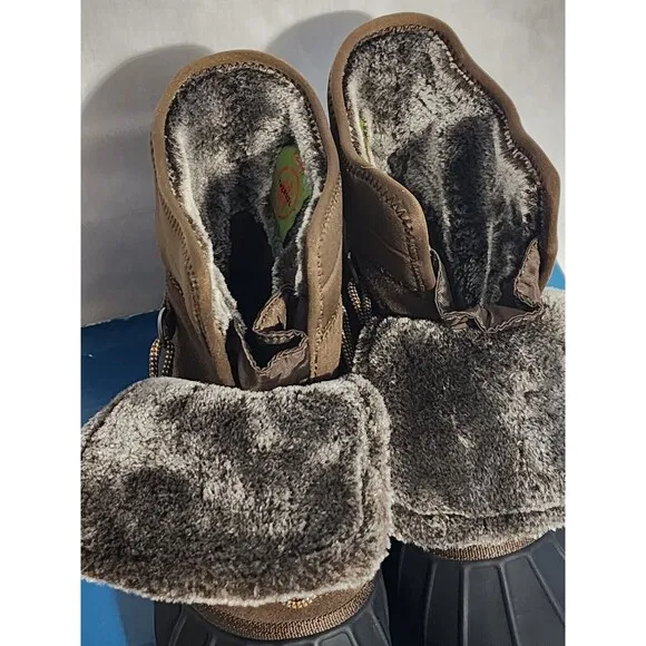 Baretraps Jadyn Thermal Boots Size 9 M Brown Black