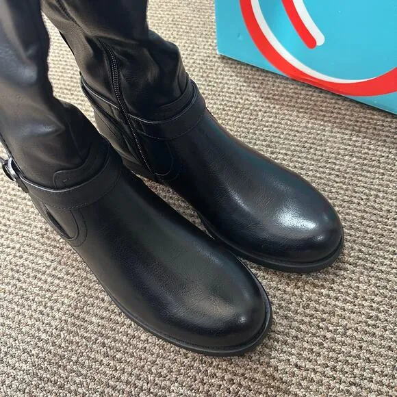 Baretraps Women's Cassidy Black Riding Boots Size 8