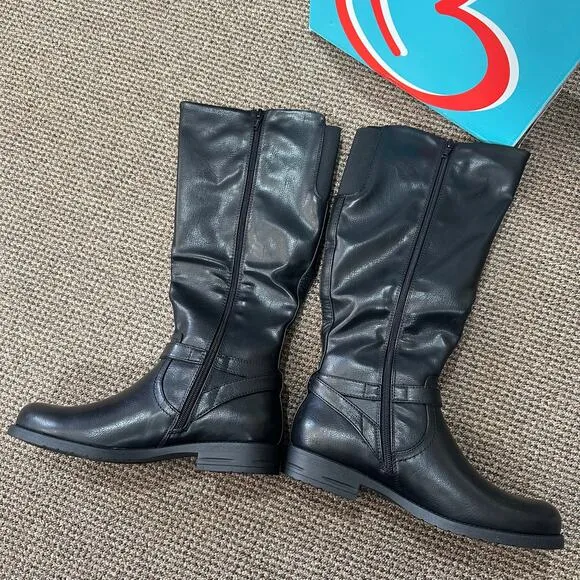 Baretraps Women's Cassidy Black Riding Boots Size 8