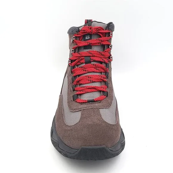 Bass Outdoor Men Hiking Boots Field Alpine 2 Size US 8 Brown Waterproof Suede