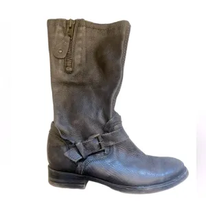 BED STU Cobbler Series Deep Pewter Leather Boots
