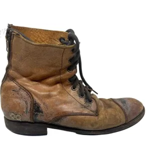 BED STU Protege Heavily Distressed Boots Rustic Tan Leather - Men’s Sz 10